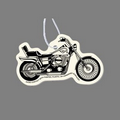 Paper Air Freshener Tag W/ Tab - Motorcycle (Harley)